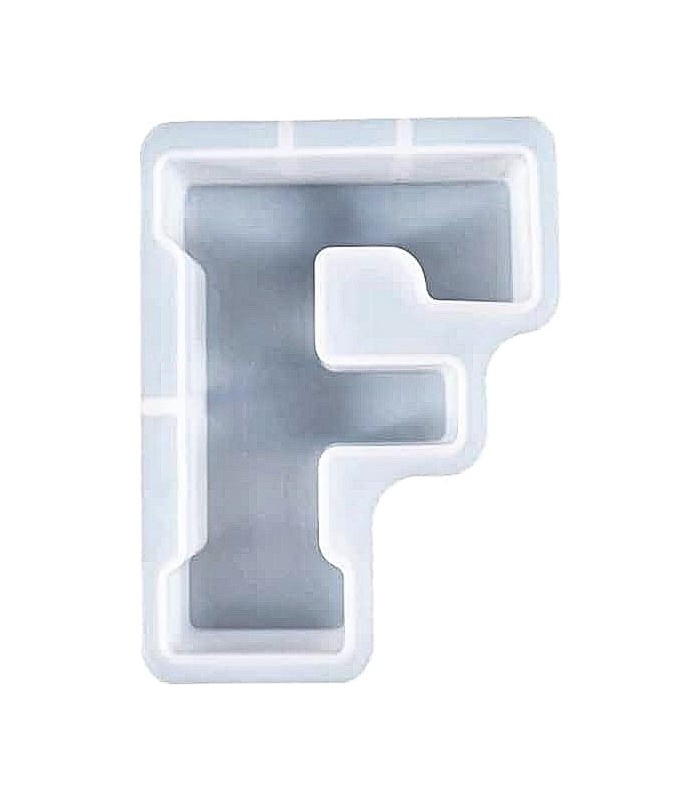 Molde de silicona letra F 180x140mm