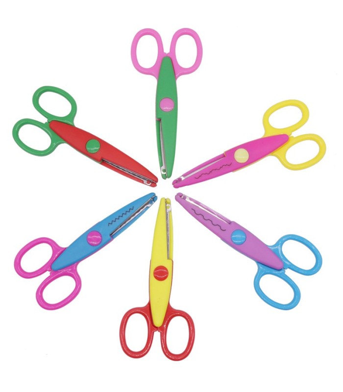 Tijera Plastica ZigZag 1PC