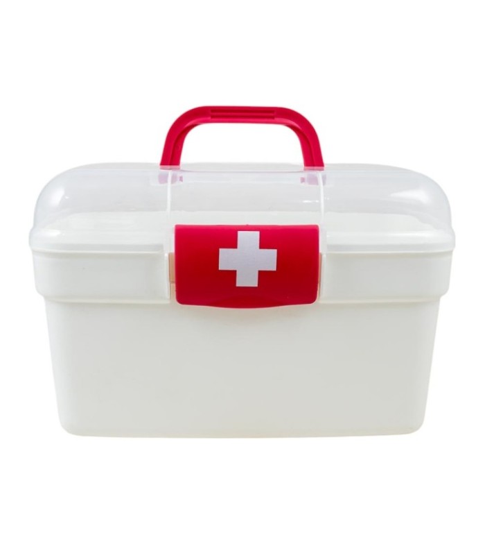 BOTIQUIN DE PLASTICO CRUZ ROJA 27x17x16