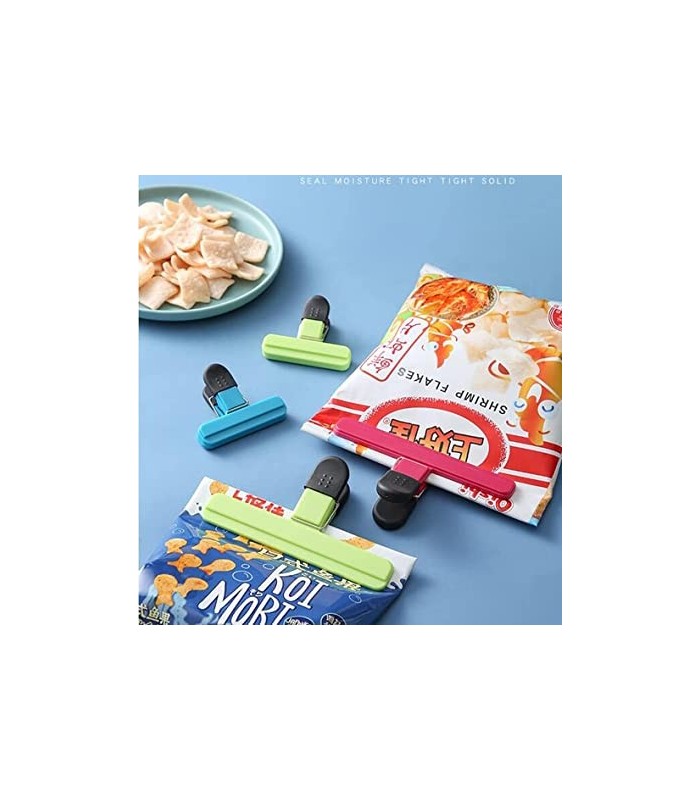 Clip de plástico para bolsas de alimentos 4ud