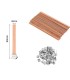 Pabilo de madera 8x90mm 100pc con base