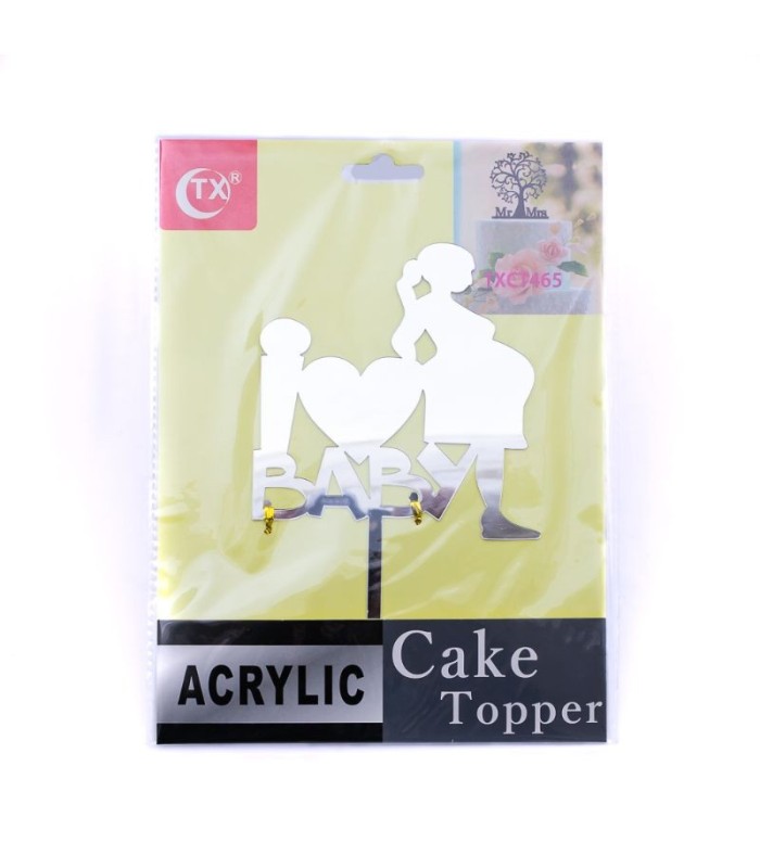 Topper acrílico baby shower