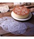 Stencil para torta trasparente 4pc