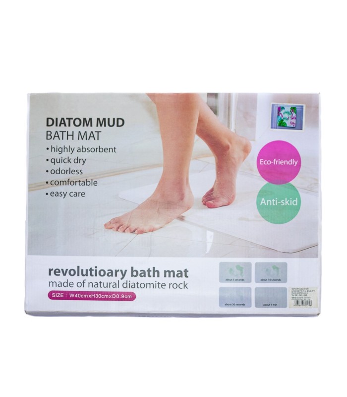 Alfombra de baño de diatomea 60x39cm