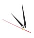 AGUJA P/ RELOJ 736 ROJO CON NEGRO