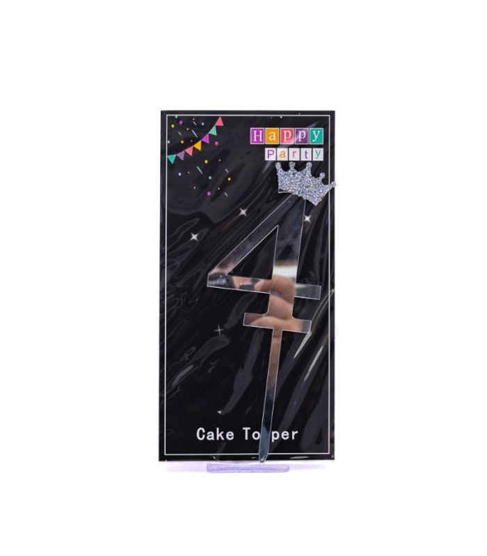 Topper para torta de acrílico