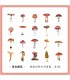 Sticker pvc de flores