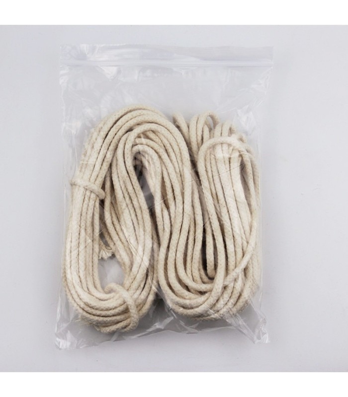 Pabilo de algodon 5mm 15m