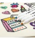 Pincel fabric marker permanente MOBEE 18pc