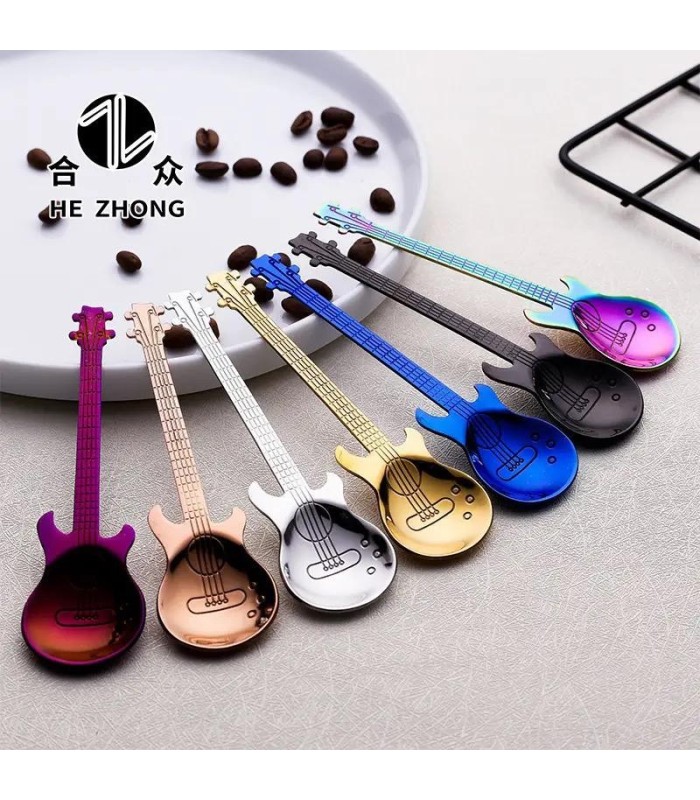 Cucharita diseño guitarra