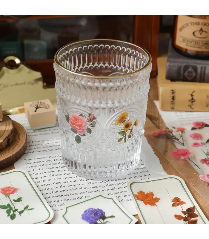 Sticker de flores pvc
