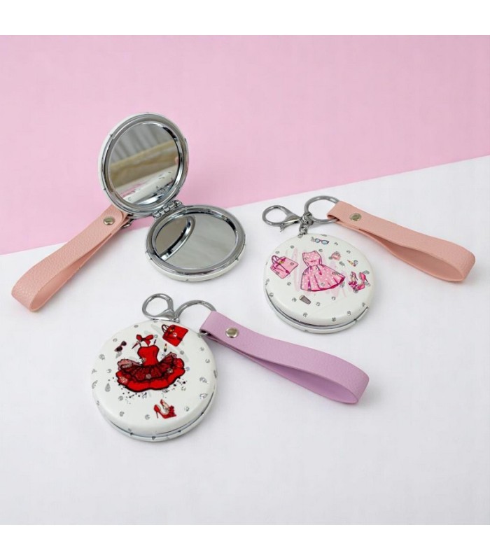 LLAVERO ESPEJO DOBLE