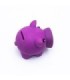 Mini alcancia cerdito colorido 10cm