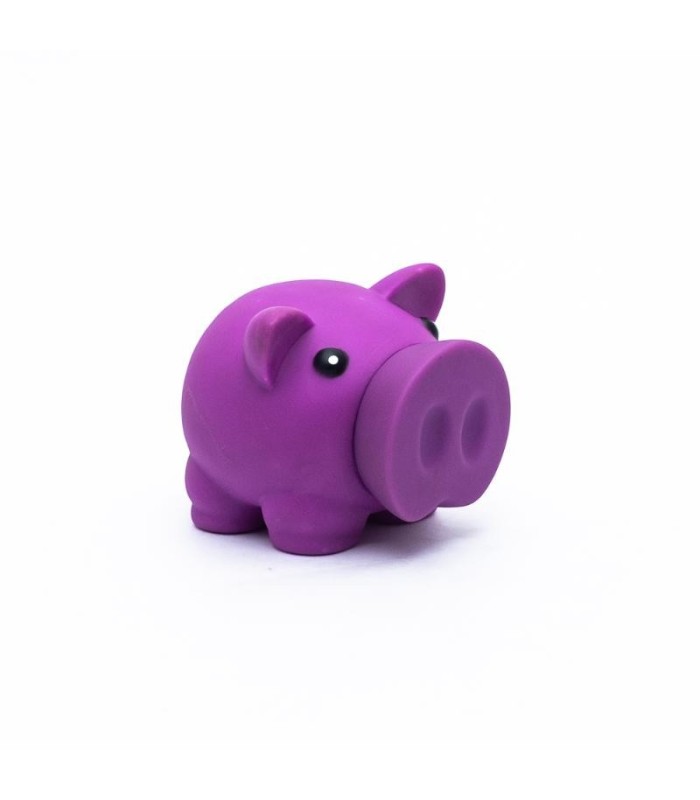 Mini alcancia cerdito colorido 10cm