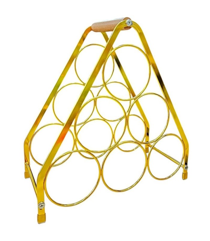 Porta botella 6 divisiones triangular