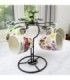Porta taza metalico 6 ganchos