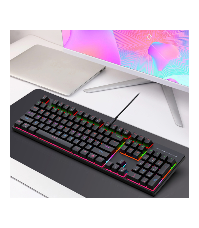 Teclado mecanico LED WEIYU WY104