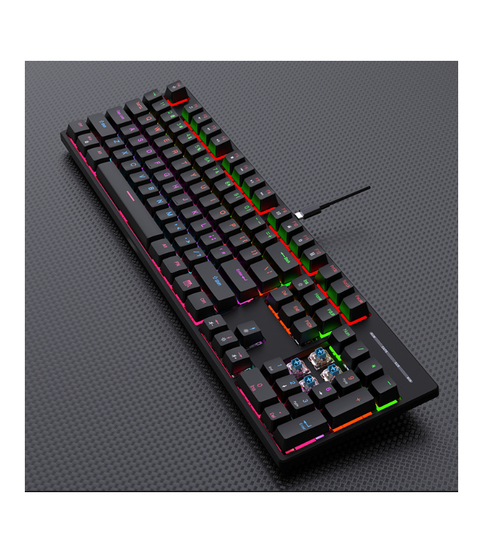 Teclado mecanico LED WEIYU WY104