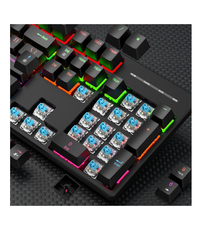 Teclado mecanico LED WEIYU WY104