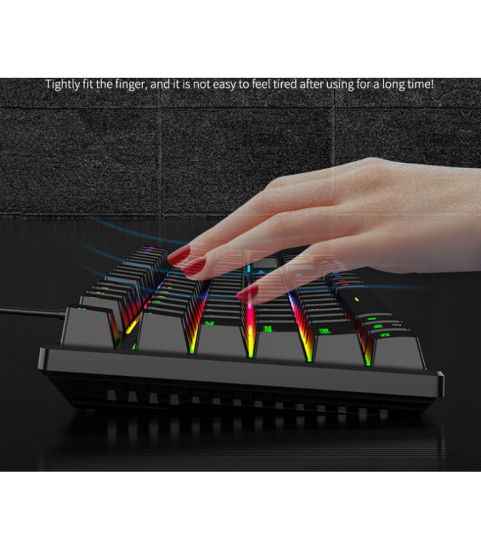 Teclado mecanico LED WEIYU WY104