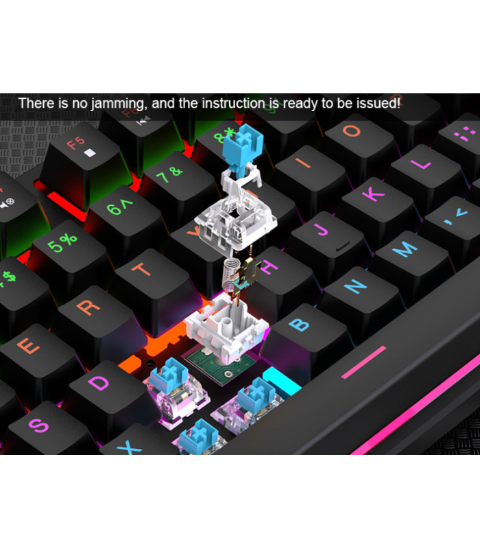 Teclado mecanico LED WEIYU WY104