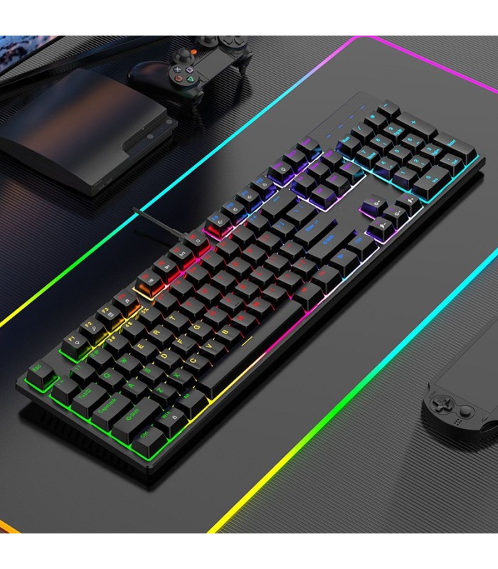 Teclado mecanico LED WEIYU WY104