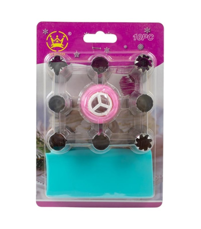 kit de picos para tortas diseño de flores