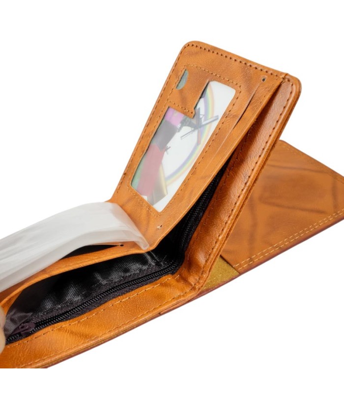 BILLETERA DE CUERINA JIYXIA PARA HOMBRE