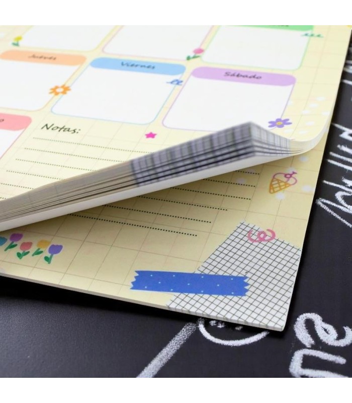 PLANIFICADOR SEMANAL A4 52 HOJAS