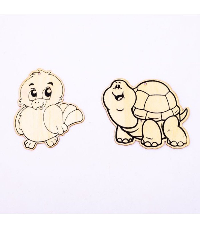 Colgante de madera para pintar