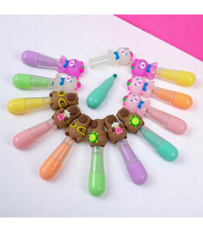 Resaltador corto infantil 6pc