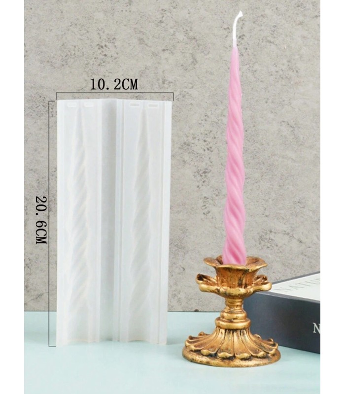 Molde de silicona vela torneada 206x102mm