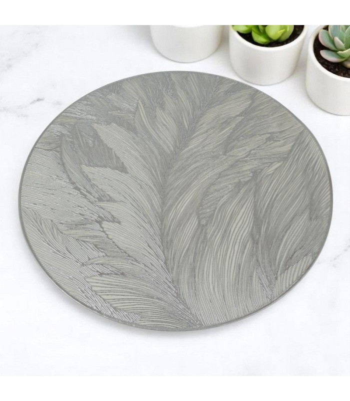 MANTEL INDIVIDUAL CIRCULAR HOJA 37CM