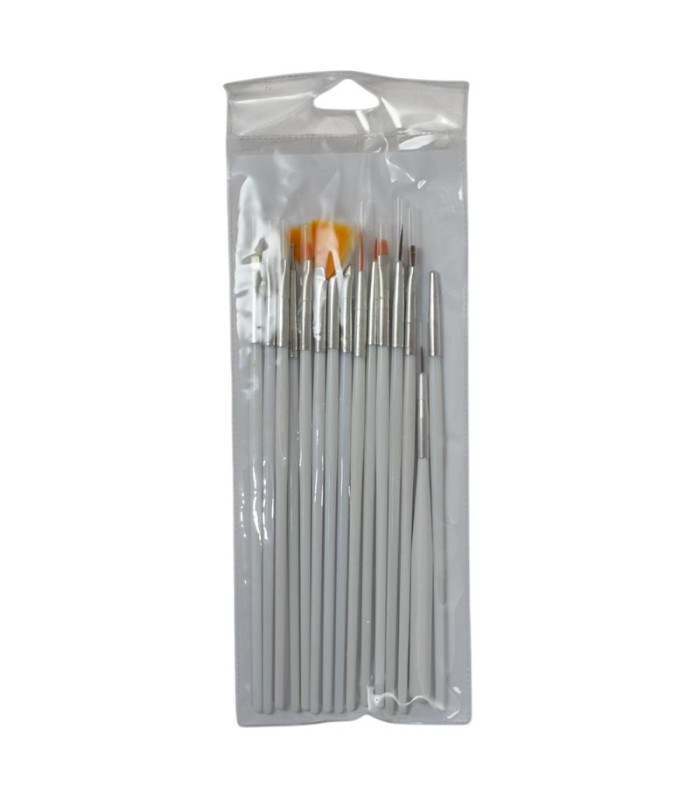 SET DE PINCEL PARA MANICURA 15PC