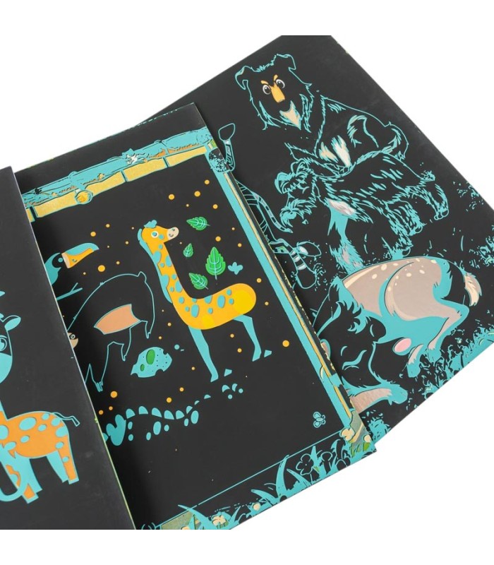 TARJETA INFANTIL TECNICA SCRATCH