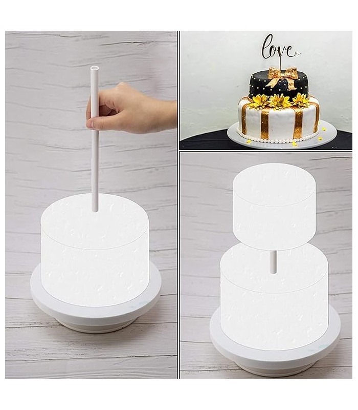 SOPORTE PARA BASE DE TORTA 30CM 8PCS