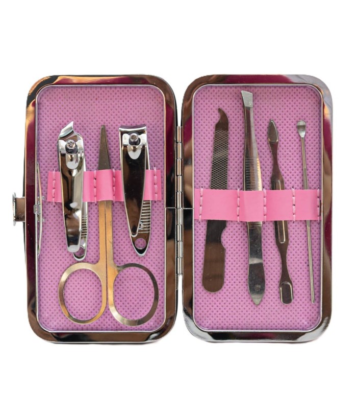 Set de manicura con estuche 7 piezas