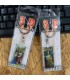 Llavero efecto 3d estampas surtidas animales y pai