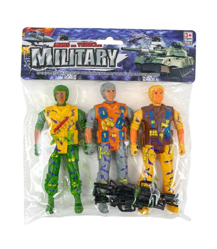 SOLDADO  MILITAR 3PC  066-22