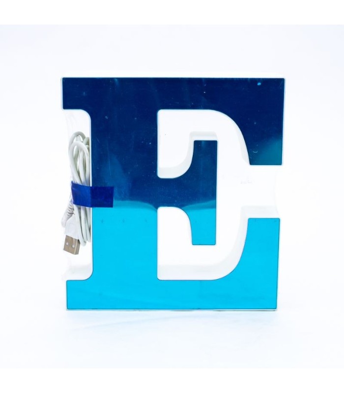 Letra decorativa con LED