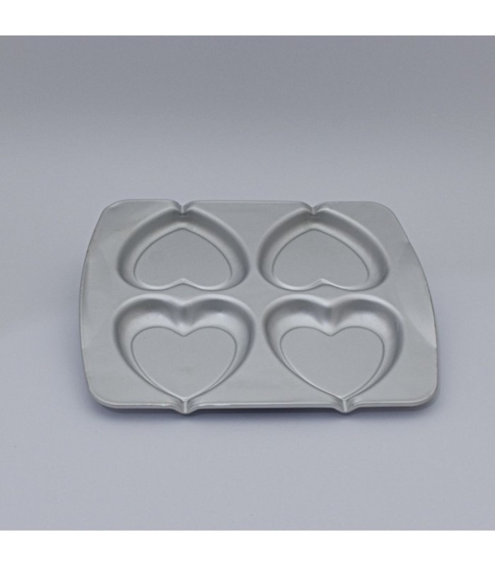 Bandeja con molde de corazón