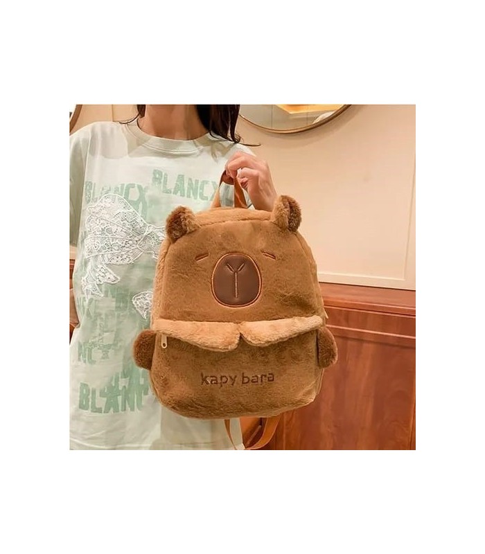 Mochila capibara 30x25cm