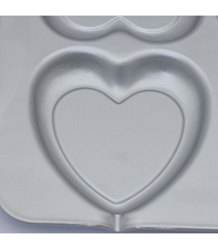 Bandeja con molde de corazón