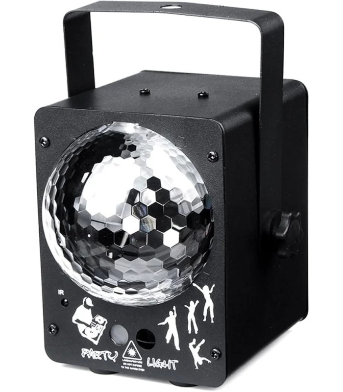 Luz disco con efectos ritmicos