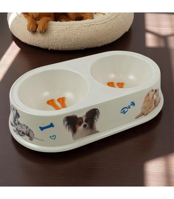 PLATO P/PERRO DOBLE 30CM