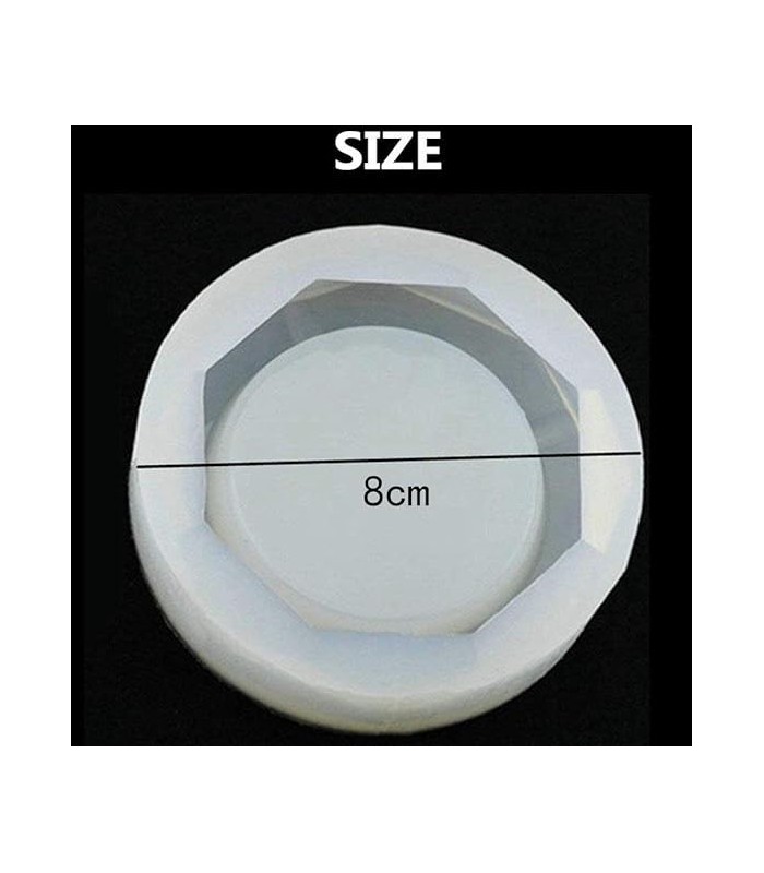 Molde de silicona cenicero 8x3cm