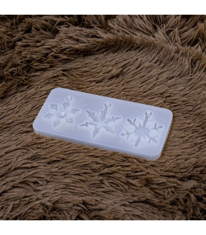 Molde de silicona copo de nieve