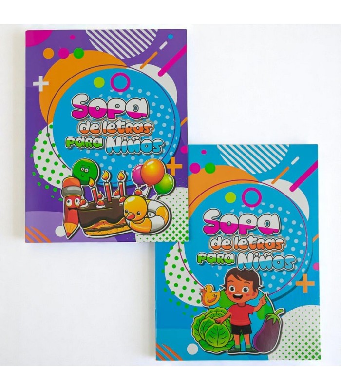 Libro juego sopa de letra