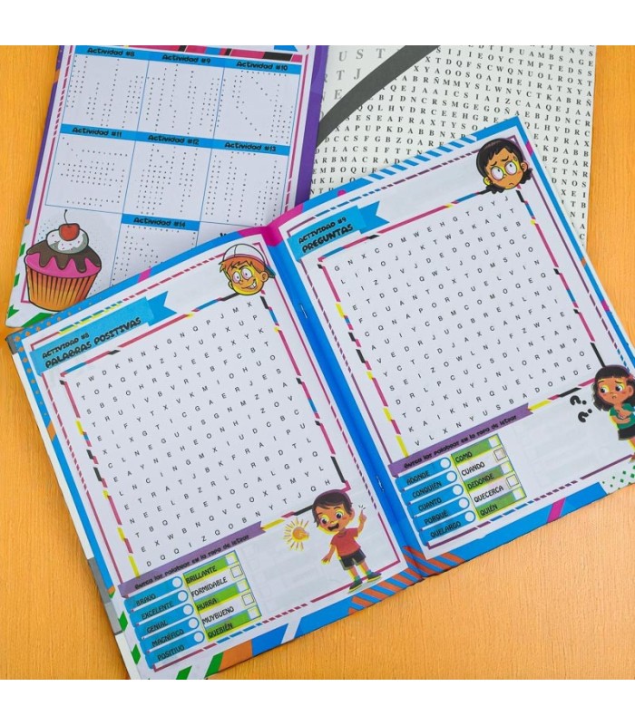 Libro juego sopa de letra