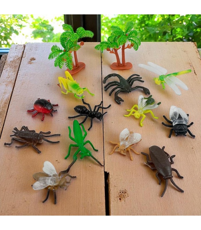 Juego de insectos 5cm 12pc